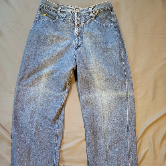 Womens Vtg Jewells Classic Bottoms High Waist Western Mom Jeans Sz 15x29 - Picture 1 of 8